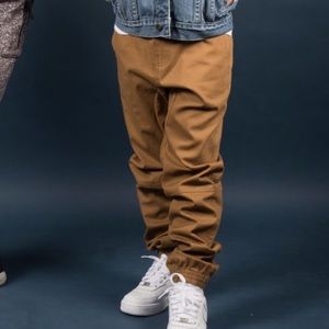 H&M Boys Kids Mustard Brown Pants Joggers